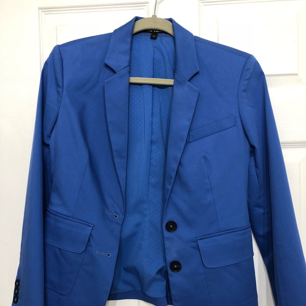 Express blazer jacket blue